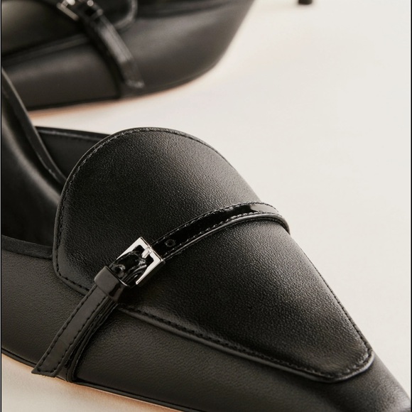 Reformation Norris Heeled Mule Black - Size 8.5 - Picture 3 of 5